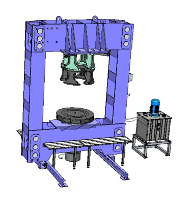 Пресс для шин погрузчиков ПШ250