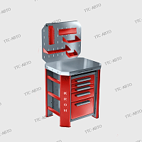 Верстак слесарный однотумбовый Kronvuz Гефест-ВС-05-ЭП